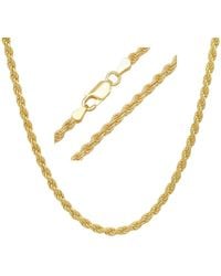 Kylie Harper - 3Mm Thick/Heavy Italian Diamond-Cut Rope Chain - Lyst