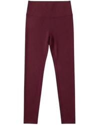 Raae Uk - Burgundy Sculpt Leggings - Lyst