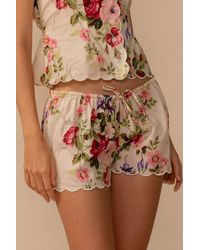 Montce - Bouquet Scalloped Low-Rise Drawstring Short - Lyst