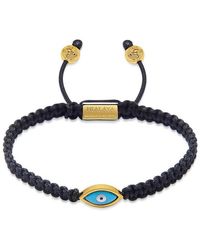 Nialaya - String Bracelet With Evil Eye - Lyst