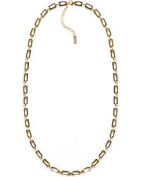 Adriana Pappas Designs - Long Rectangle Chain Necklace - Lyst