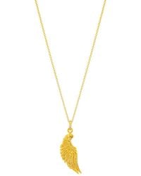 Seven Saints - Angel Wing Necklace, Over Sterling - Lyst