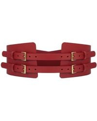 Haute Cuir - Maia Leather Corset Belt - Lyst
