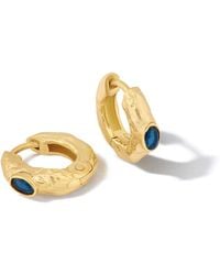 Formation Co. Jewellery - Indus Sapphire Hoops - Lyst