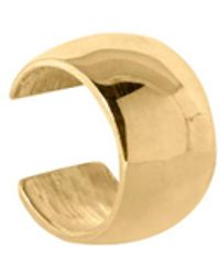Edge Only - Domed Ear Cuff 18Ct Vermeil - Lyst