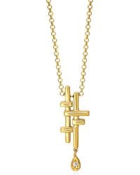 Myrto Katramadou Jewellery - Zen Ideogram-Plated Necklace - Lyst
