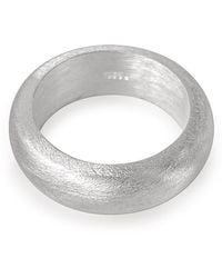 Cote Cache - Cóté Caché Classic Matte Bold Band Ring - Lyst