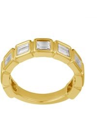 Artisan - 14K Emerald Cut Diamond Eternity Band Ring - Lyst