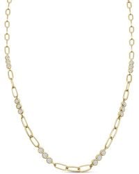 Clemence Wren - Triple Gemstone Necklace Chain - Lyst