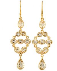 Opium Jewels - Tara Citrine Earrings - Lyst