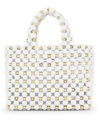 Belyed Handcraft - Bayda –Handmade Summer Wooden Bead Handbag By Belyed - Lyst