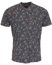 lords of harlech - Maze Madrid Paisley V-Neck Tee - Lyst