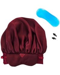 St Cayman - Ibonnet Rem Adjustable Satin Hair Bonnet Eye Mask With Gel Insert - Lyst