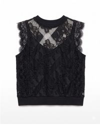 Tantra Spain Sl - Sheer Lace Top With An Elastic Waistband - Lyst