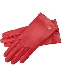 1861 Glove Manufactory - Hamerli Claire Rosso Leather Gloves - Lyst