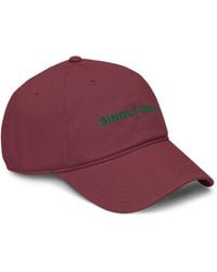 Anchor and Crew - Burgundy Gustatory Single Origin. Cotton Embroidered Cap - Lyst