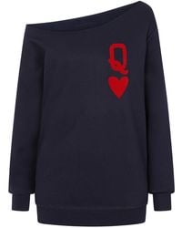 James Steward - Queen Of Hearts Oversized Jumper - Lyst