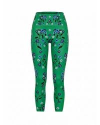 Jessie Zhao New York - Emerald Echo High-Waisted Cropped Leggings - Lyst