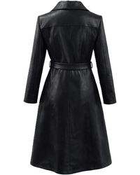 Zasta Studio - Rebel Leather Trench Coat - Lyst