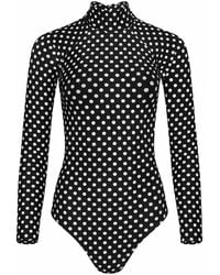 Paola Amador - Bodysuit Swimsuit Surf Polka Dots - Lyst