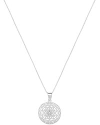 Seven Saints - Sri Yantra Supreme Manifestor Necklace, Rhodium Over Sterling - Lyst