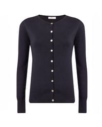 Peraluna - Mila O-Neck Basic Cotton Cardigan - Lyst