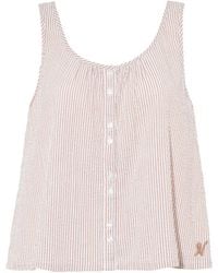Nudea - Seersucker Button Cami - Lyst
