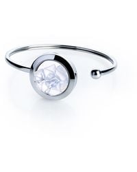 My Little Nature - Neutrals Handmade Opal Crystal Cuff Bracelet – October Birthstone For Creativity & Emotional Healing - Lyst
