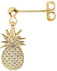 CarterGore - Pineapple Single Short Drop Earring - Lyst