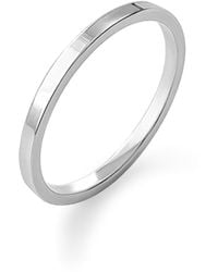 Cote Cache - Classic Flat Band Ring - Lyst