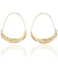 Rare Matters Jewelry - Crescent Hoop Earrings - Lyst