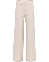 SÉLONE - Neutrals Oris Wide-Leg Trousers Warm - Lyst