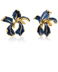 Milou Jewelry - Fleur De Lis Earrings - Lyst