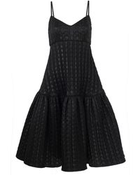 Mirimalist - Puff Quilted Voluminous Midi Dress - Lyst