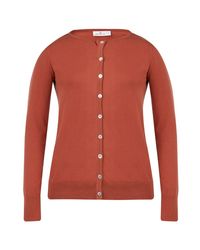 Peraluna - Mila O-Neck Basic Cotton Cardigan - Lyst
