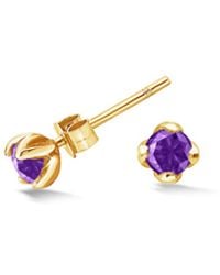 Dower & Hall - Amethyst Orissa Studs - Lyst