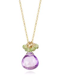 MOUNIR LONDON - Purple Amethyst Cluster Pendant - Lyst