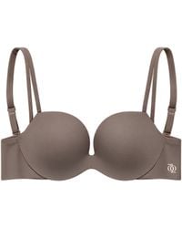 Second Skin Solution - Neutrals Second Skin Ultimate Wire-Free Push Up Bra Mushroom - Lyst