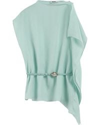 Nocturne - Belt Detail Asymmetric Blouse - Lyst