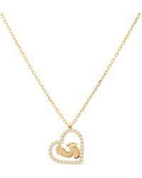 LÁTELITA London - Heart Mum Pendant Necklace - Lyst