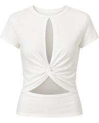 Altra Volta - Open-Back Twist Tee - Lyst
