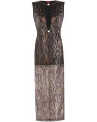 No'design - Borgia Cut-Out Long Dress - Lyst