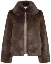 ISSY LONDON - Karla Bomber Jacket Vegan Luxe Faux Fur - Lyst