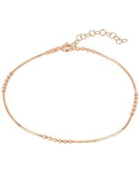 Spero London - Six Beads Sterling Bracelet - Lyst