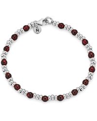 Nellou Jewellery - Gem Garnet Bracelet Birthstone January Sterling - Lyst