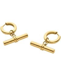Bermuda Watch Company - Maivelle Madison T-Bar Huggie Hoops - Lyst
