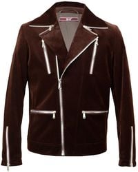 DAVID WEJ - Washington Corduroy Biker Jacket - Lyst