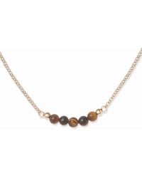 Grosse - Tiger Eye Gemstone Necklace, Series Gem Mix - Lyst