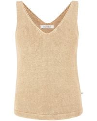 SALANIDA - Neutrals Mare 100% Linen Tank Top Sand - Lyst