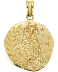 Zoe & Morgan - Owl Charm - Lyst